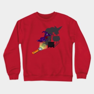 Witching Hour Whimsy: Playful Shadows Crewneck Sweatshirt